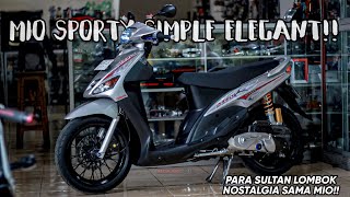 MIO SPORTY EMANG SELALU DI HATI MODIFIKASI YAMAHA MIO SIMPLE ELEGANT TAPI HEDON [upl. by Phippen63]