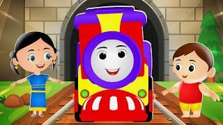 Chuk Chuk Rail Gadi Hindi Nursery Rhymes for Kids  जुक जुक रेल गाड़ी Hindi Balgeet Songs Kids Songs [upl. by Oisinoid]