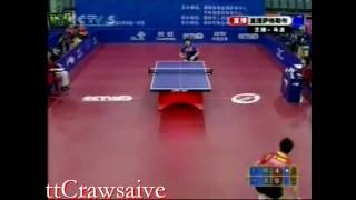 China Trials 2007 Wang Hao vs Ma Long [upl. by Brindle]