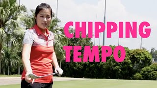 Chipping Tempo  Golf with Michele Low [upl. by Russo397]