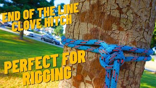 End of Line Clove Hitch A Must Know Knot For Tree Climbing [upl. by Doig]