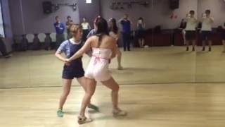 Sugar Push with Swivels Lindy Hop Patterns and Rhythm Class Recap [upl. by Adiene209]