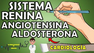 SISTEMA RENINA ANGIOTENSINA ALDOSTERONA FISIOLOGÍA GUYTON SRAA 📝👨🏻‍⚕️ SÚPER FACIL [upl. by Ellatnahc]