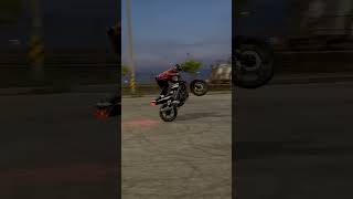 cbr125r stunt 셔플360  드디어 [upl. by Amihsat]