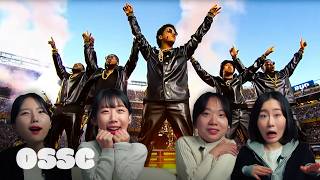 KOREANS REACT TO SUPER BOWL HALFTIME SHOW  𝙊𝙎𝙎𝘾 [upl. by Hudis239]