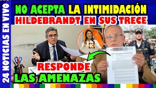 CESAR HILDEBRANDT REPONDE A LA PNP Y SE REAFIRMÓ NO VA ENTREGAR SU FUENTE PERIODISTICO [upl. by Rodolfo]