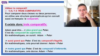 Le comparatif de supériorité dégalité et dinfériorité en anglais  Comparative in English [upl. by Bolten675]