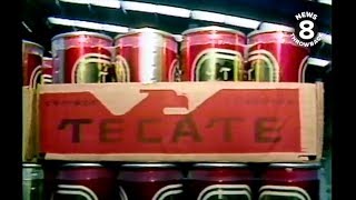 News 8 Throwback 1978 A trip to the brewery in Tecate Mexico [upl. by Sayer]