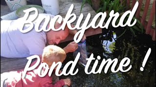 STUBBS AQUATICS backyard koi pond tour  PostLiveStream AfterTheFishyDen [upl. by Eah362]