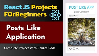 Post Like Dislike App Reactjs Projects for beginners reactjs tutorials reactjs project [upl. by Ived]