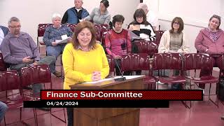 North Attleboro 42424 Finance Sub Committee Meeting [upl. by Norrej]