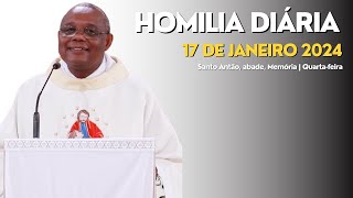 HOMILIA DIÁRIA  Santo Antão abade Memória  Quartafeira [upl. by Anirol]