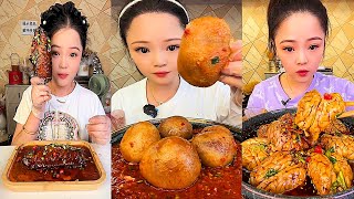 Real Mukbang  spicy Pork Bellly Soothing Sounds While Enjoying Delicious 먹방 모음이 팅쇼 리얼 사운드 769 [upl. by Natka]