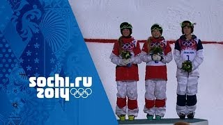 Ladies Moguls  Finals  Justine DufourLapointe Wins Gold  Sochi 2014 Winter Olympics [upl. by Leunam]