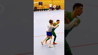 The Bizarre Crouching Tiger Futsal Incident ☠️🙈 futsal rivarly redcard sportmanship shorts [upl. by Noelopan]