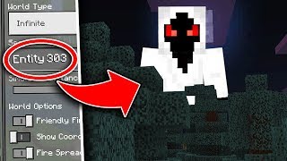 Do NOT Use the ENTITY 303 Seed in Minecraft Pocket Edition [upl. by Newra]