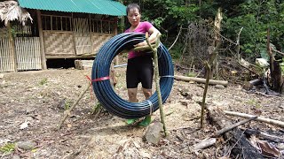 Poor girl in the forest The Process of Completing the Clean Water Filter Tank at the Farm [upl. by Schmeltzer120]