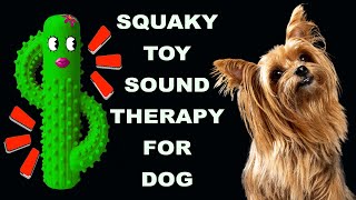 squeaky toy sound effect  Sound therapy for dogs [upl. by Imoian]