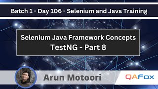 Day 106  Selenium Java Framework Concepts  TestNG  Part 8 [upl. by Gnem]