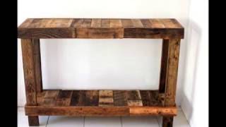 Pallet Sofa Table [upl. by Ecnarretal5]