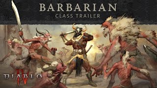 Diablo IV  Barbarian Trailer [upl. by Acyssej]