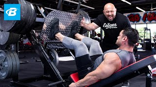 FST7 Quads Workout with 4x Physique Olympia Jeremy Buendia amp Hany Rambod  FST7 Big and Ripped [upl. by Anez724]