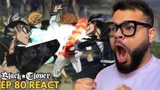 FINRAL VS LANGRIS  CENA ÉPICA BLACK CLOVER Episodio 80 REACT [upl. by Navarro340]