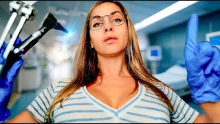 ASMR Soft Spoken Ear Cleaning Otoscope Exam Tuning Forks Personal Attention Cranial Nerve Exam [upl. by Adine]