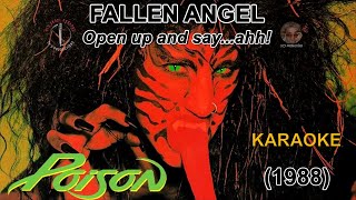 Fallen Angel  Poison karaoke HD [upl. by Etnovahs]