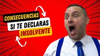 consecuencias de acogerse al PROCESO DE INSOLVENCIA ECONOMICA DE PERSONA NATURAL NO COMERCIANTE [upl. by Ttenrag458]