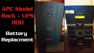 How to Replace battery UPS 1100 \ BX 1400UI \ BX 950UI APC 2018 in Details [upl. by Yecak353]