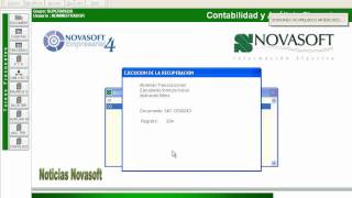 TRASLADAR SALDOS DE UN AÑO A OTRO EN CONTABILIDAD NOVASOFT [upl. by Namrak]