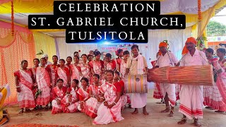 CELEBRATION ST GABRIEL CHURCH TULSITOLA 2024 [upl. by Kucik]