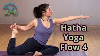 Hatha Yoga Flow 4 Engaging 55Minute Full Class Experience [upl. by Sirtaeb]