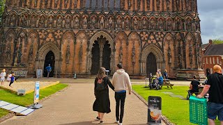 EnglandUK🇬🇧The Walk  Lichfield CathedralBeacon streetLichfield [upl. by Atlee364]