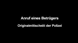 Der Enkeltrick Originalmitschnitt der Polizei [upl. by Brownson]