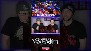 THE LEGEND OF VOX MACHINA SEASON 3 OFFICIAL TRAILER REACTION Critical Role  Prime Video [upl. by Mick399]