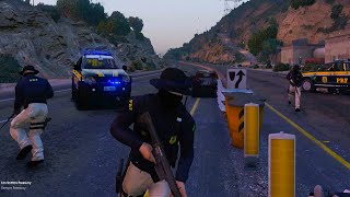 PRF EM ACOMPANHAMENTO NO RIO DE JANEIRO 5  GTA RP [upl. by Ennaitsirhc698]