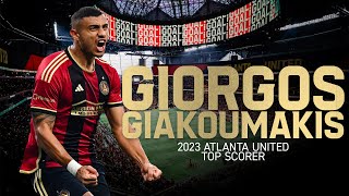 GIORGOS GIAKOUMAKIS  WATCH ALL of his goals with Atlanta United in 2023 [upl. by Ednew]