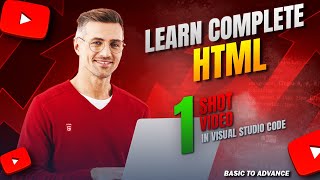 LEARN HTML IN 1 HOUR  Tutorial for Beginners [upl. by Wilkison]