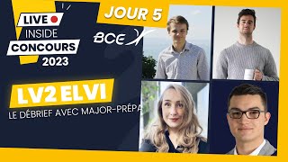 Concours BCE Jour 5  Débrief de la LV2 Elvi [upl. by Andonis580]