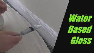 Water Based Gloss Painting Skirting Boards [upl. by Cumine473]