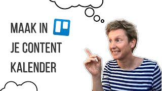 Hoe maak je in Trello een content kalender voor social media blogs Youtube podcasts  Tutorial [upl. by Josee889]