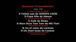 CHANSONS FRANCOPHONES POPULAIRES Fevrier 2018 Par Fojeba [upl. by Haelam999]