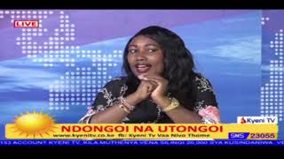 DR DAMARIS MAWEU MAKUENI COUNTY WOMEN REP ASPIRANT2022 LIVE INTERVIEW ON KYENI TV [upl. by Ner]