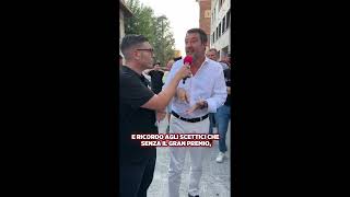 MINISTRO SALVINI A BIASSONO PER IL FUORI GP DI MONZA [upl. by Dnalwor]