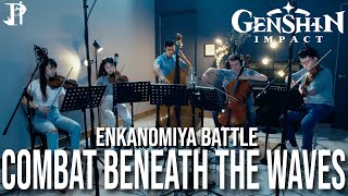 GENSHIN IMPACT  Enkanomiya Battle  Combat Beneath the Waves cover  HANA Quartet [upl. by Nauqal]