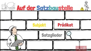 003 Satzbau und Satzumstellung 01  Deutsch  DaF für Kinder [upl. by Ahsenav]