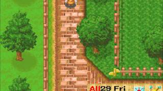 Lets Play Harvest Moon Friends of Mineral Town 110 Final Harvest [upl. by Solokin]