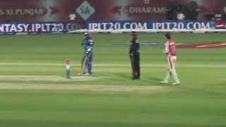 Adam Gilchrist First IPL Ball  First wicket  MIvsKXIP  Harbhajan Singh [upl. by Blayze]